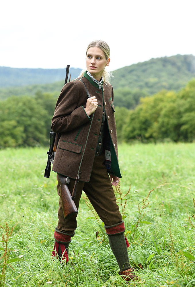 Jagdjacke Loden, braun