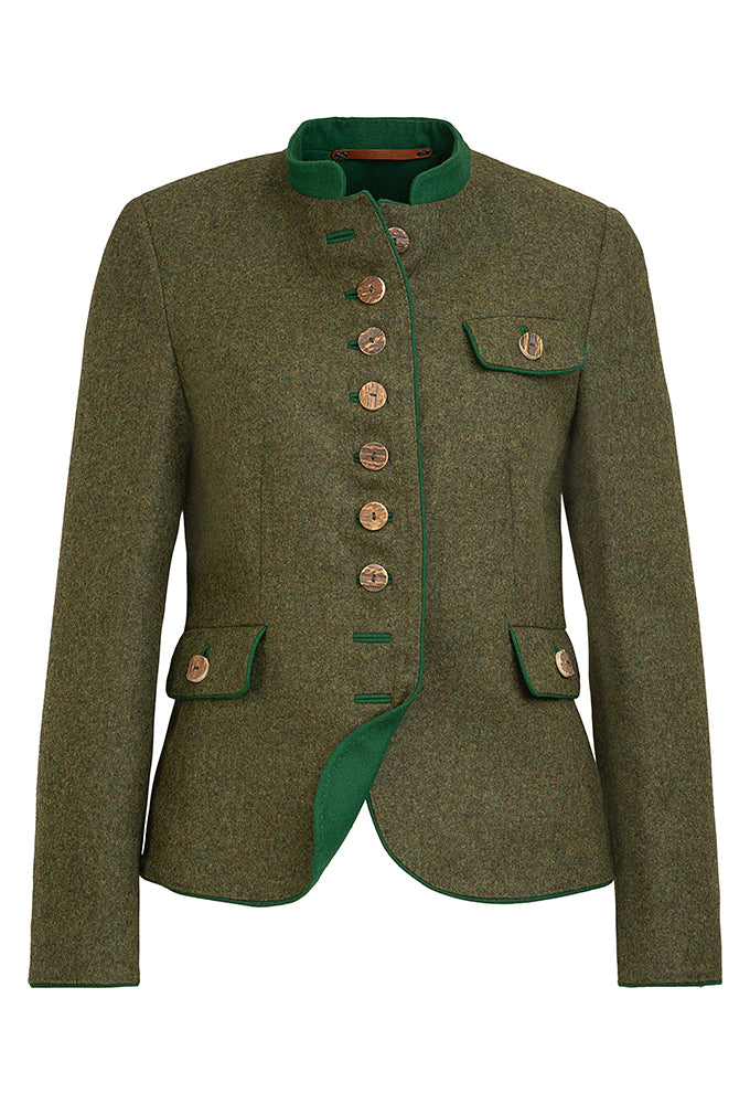 Jacke Loden, grün
