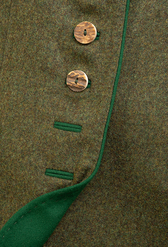 Jacke Loden, grün
