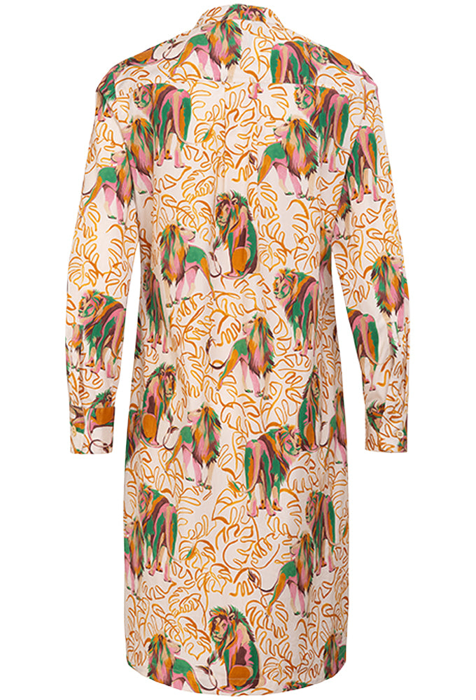 Kleid "Löwen + Blätter"