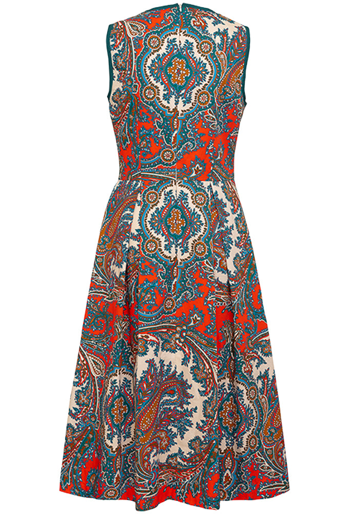 Kleid "Big Paisleys" Ärmellos