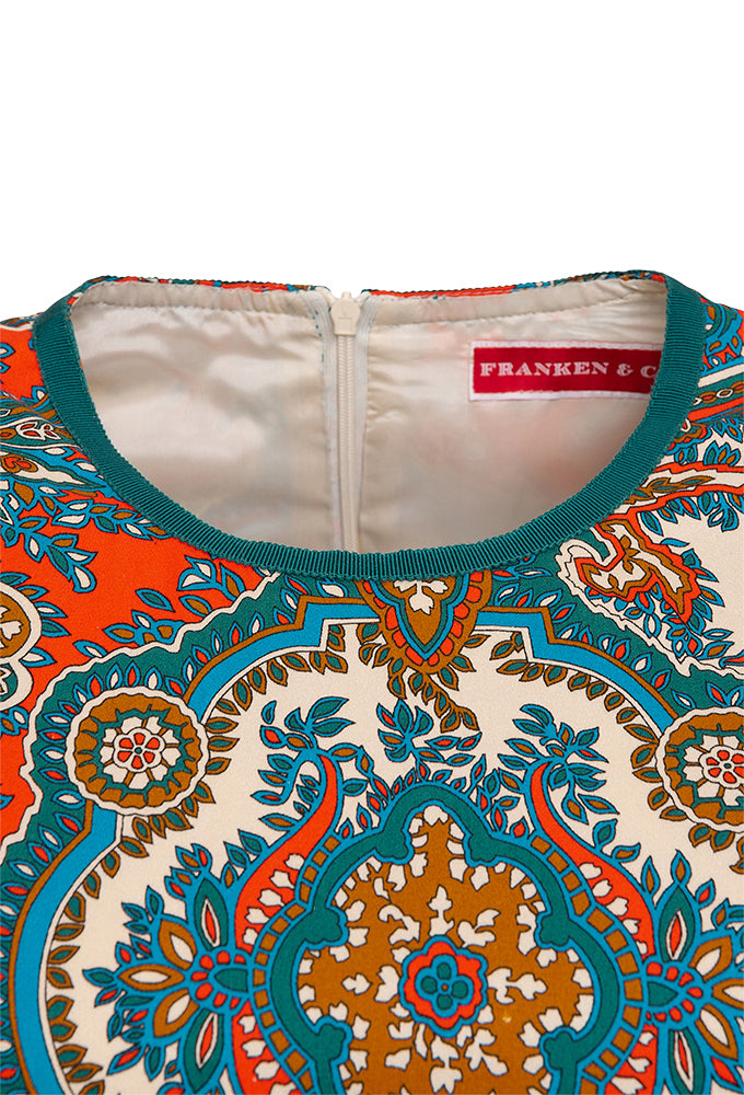 Kleid "Big Paisleys" Ärmellos