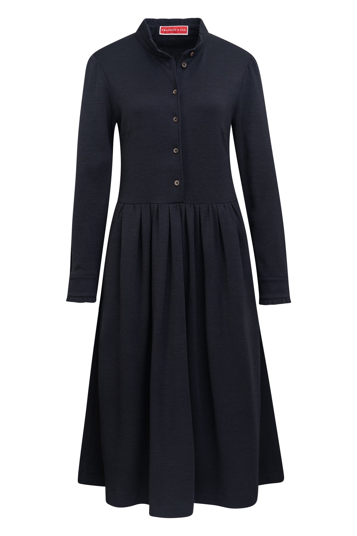 Kleid Wolljersey, navy
