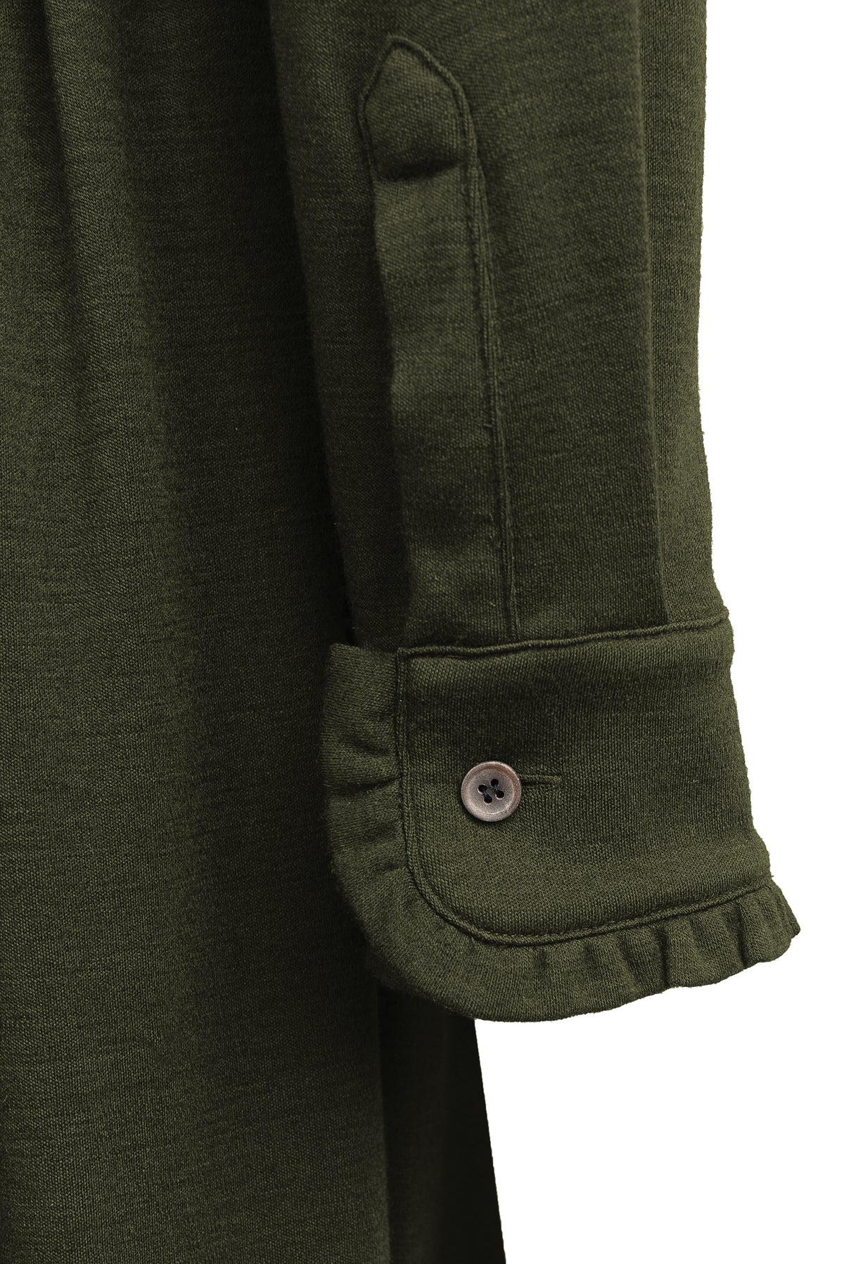 Kleid Wolljersey, oliv