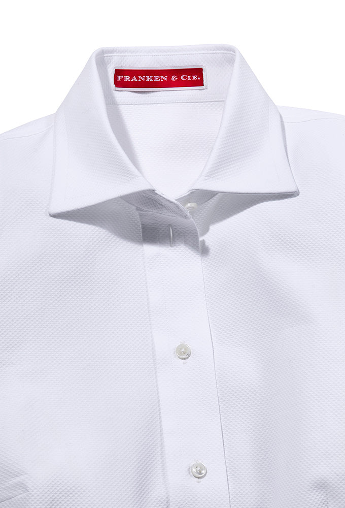 Bluse Waffelpiqué, kurzer Ärmel