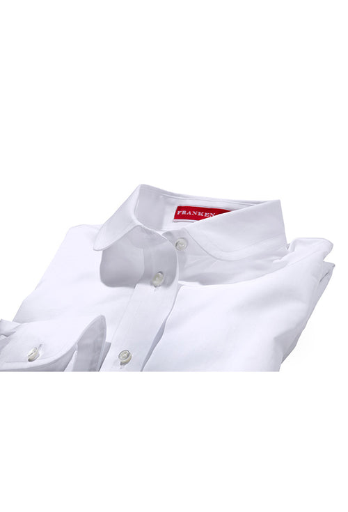 Bluse Bubikragen, weiß
