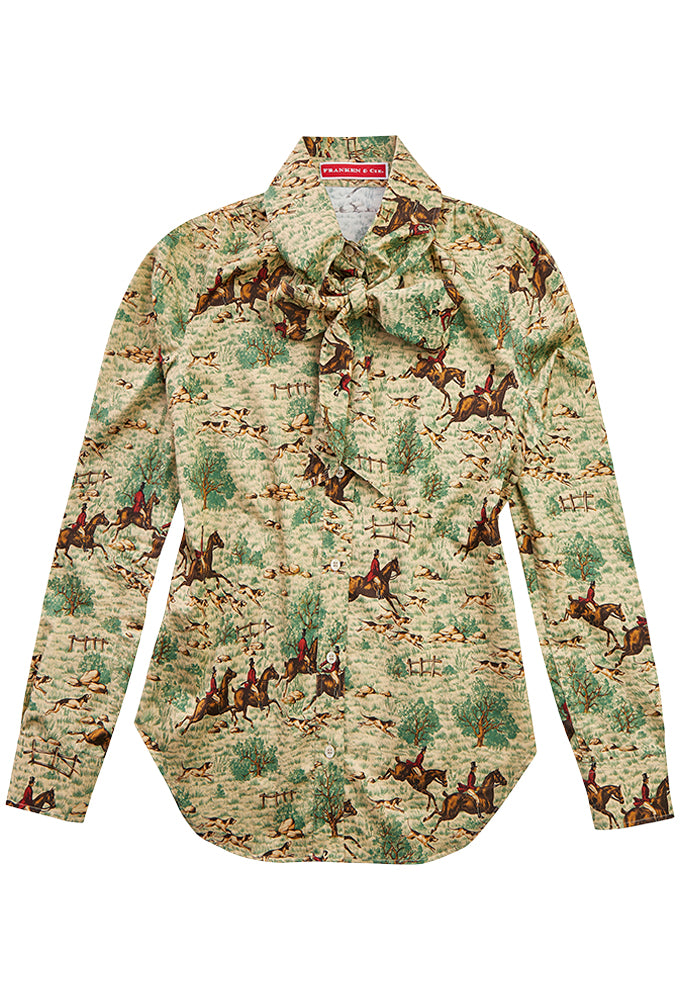 Bluse Reitjagd, Schleife