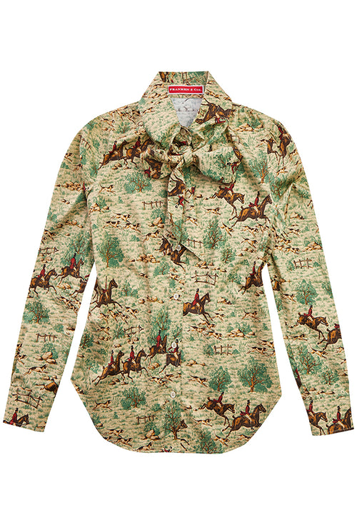 Bluse Reitjagd, Schleife