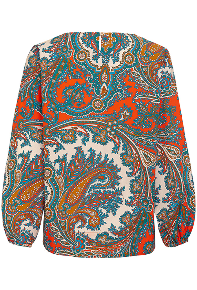 Bluse "Big Paisleys"