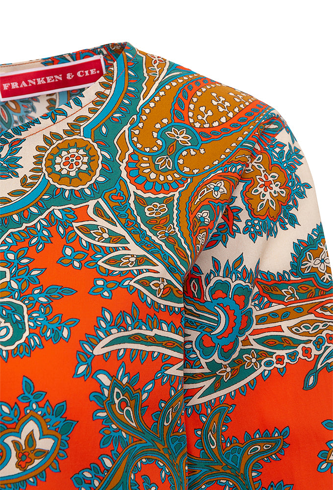 Bluse "Big Paisleys"