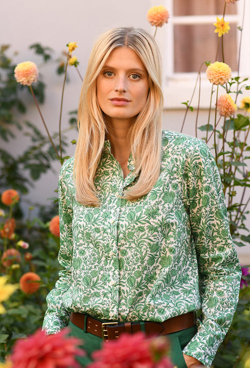 Bluse Liberty "Sambourn" grün
