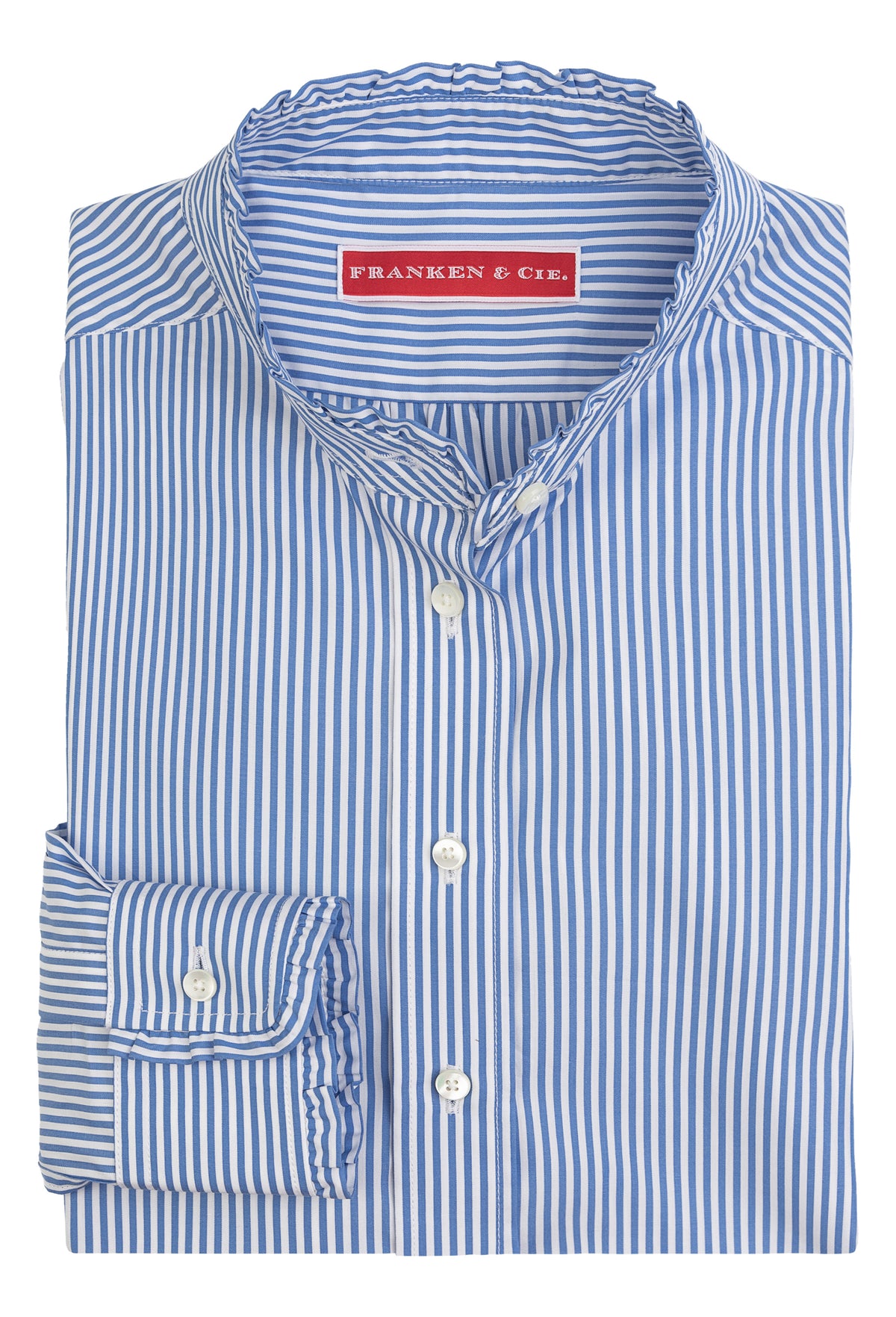 Bluse Rüschen und Streifen