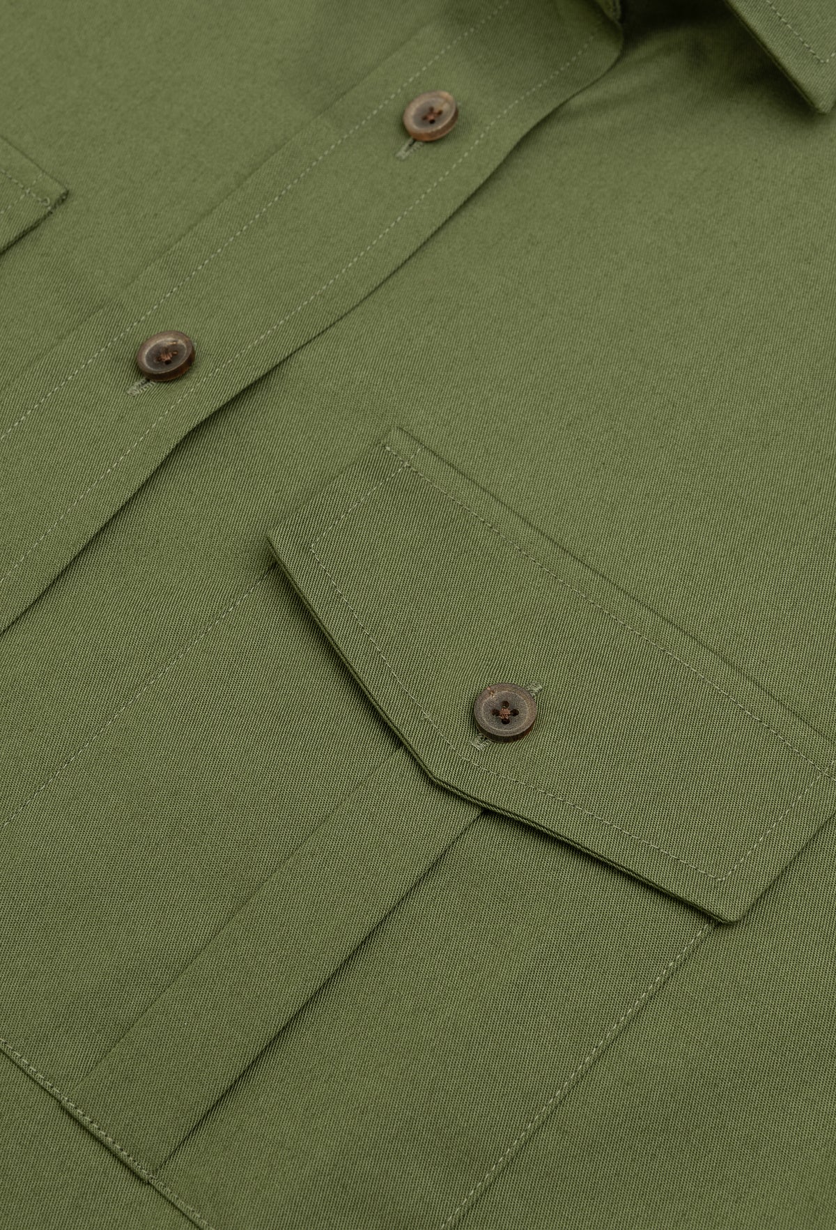 Bluse Twill, Safari