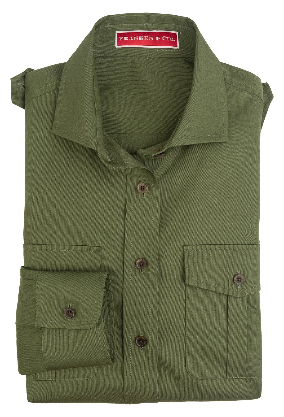 Bluse Twill, Safari
