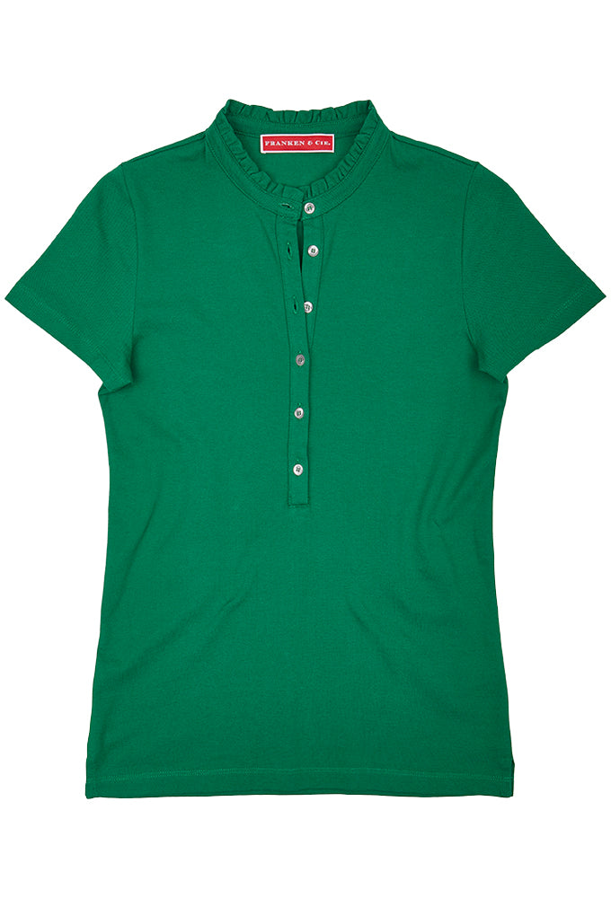 Piqué Shirt, grün