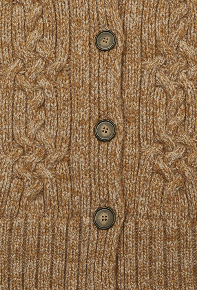 Strickjacke Zopfmuster