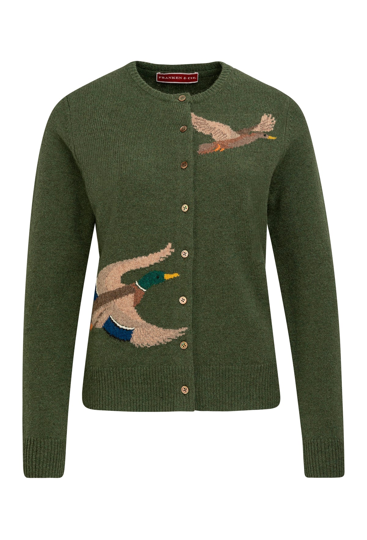 Strickjacke Lambswool, Enten