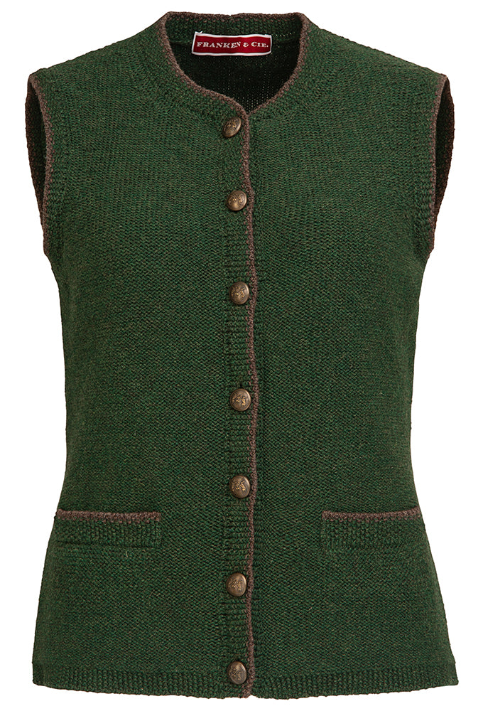 Strickweste Linksstrick
