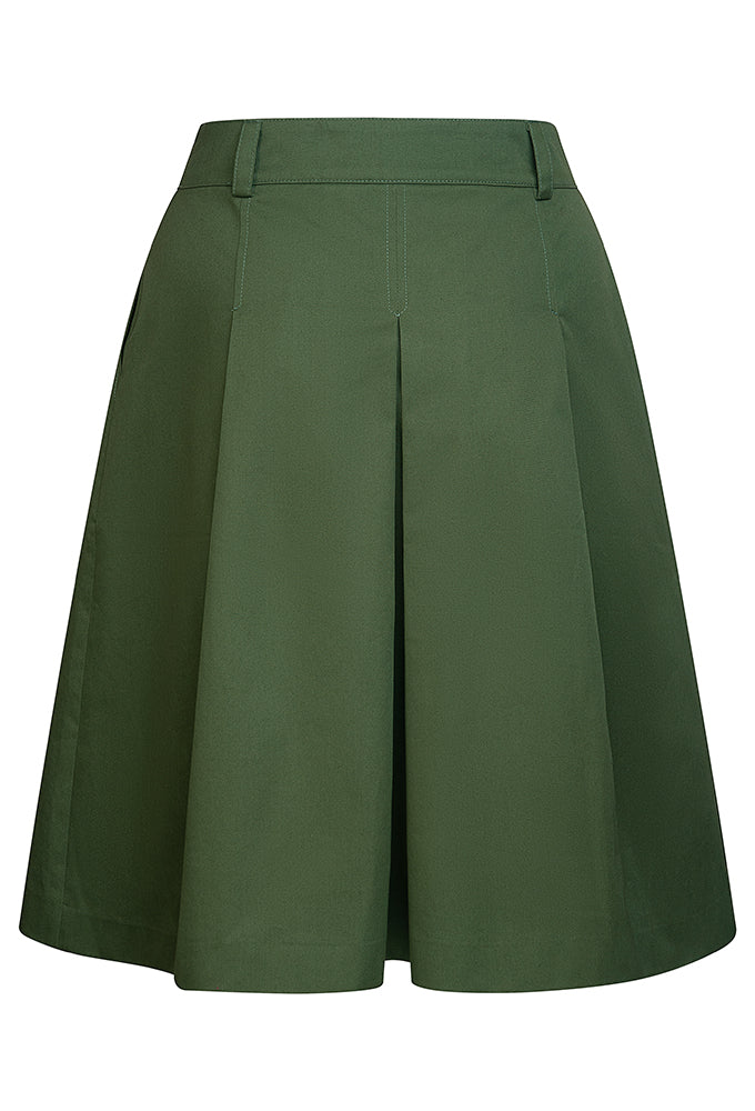 Rock Baumwoll Twill, grün