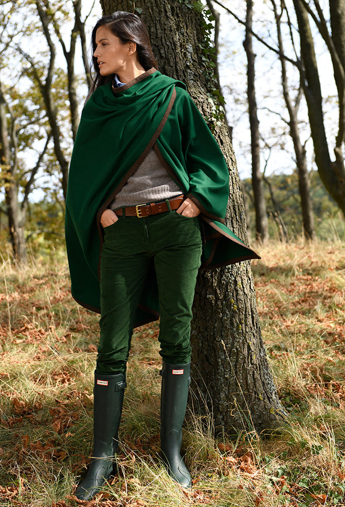 Cordhose grün