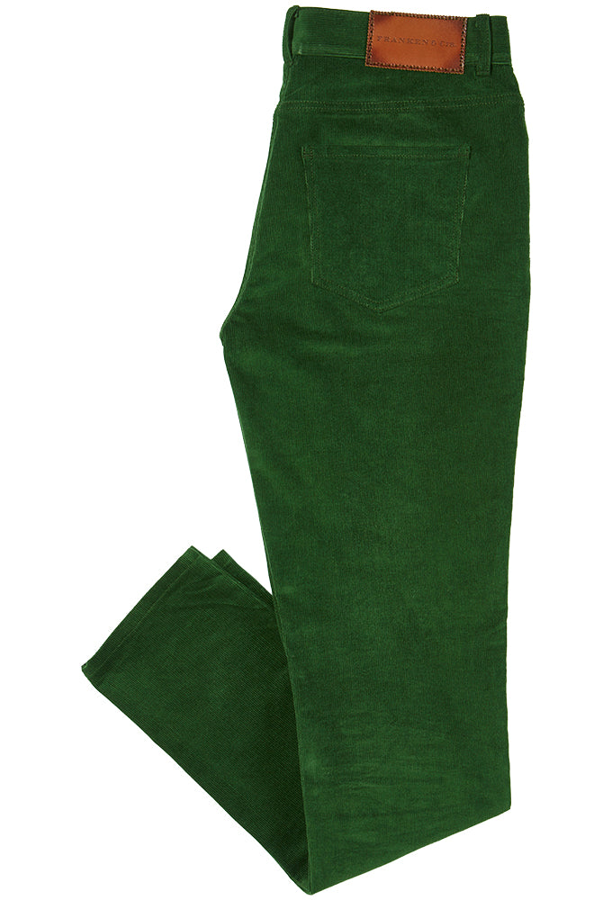 Cordhose grün