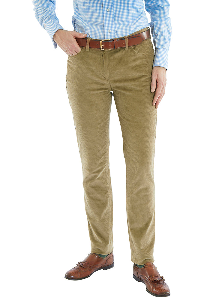 Cordhose beige