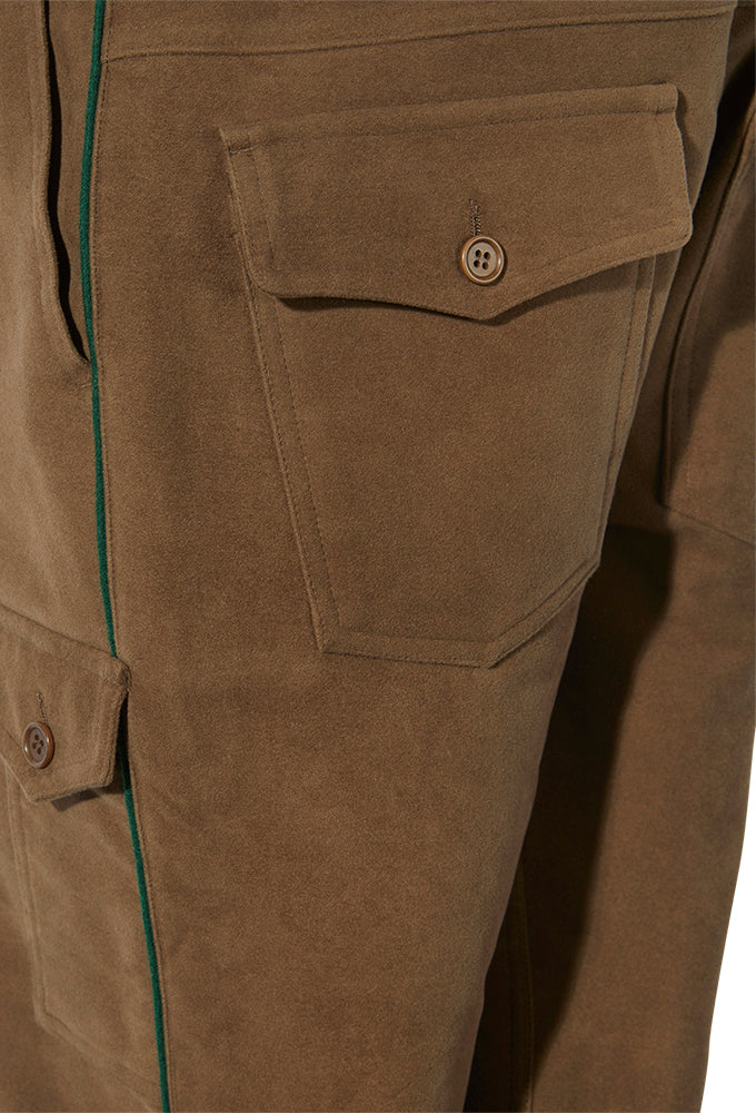 Jagdhose Moleskin, Paspel