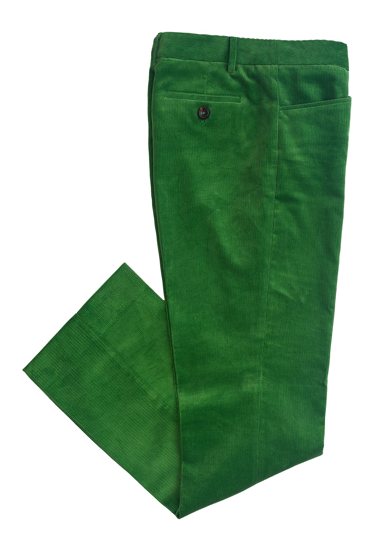 Cordhose, grün