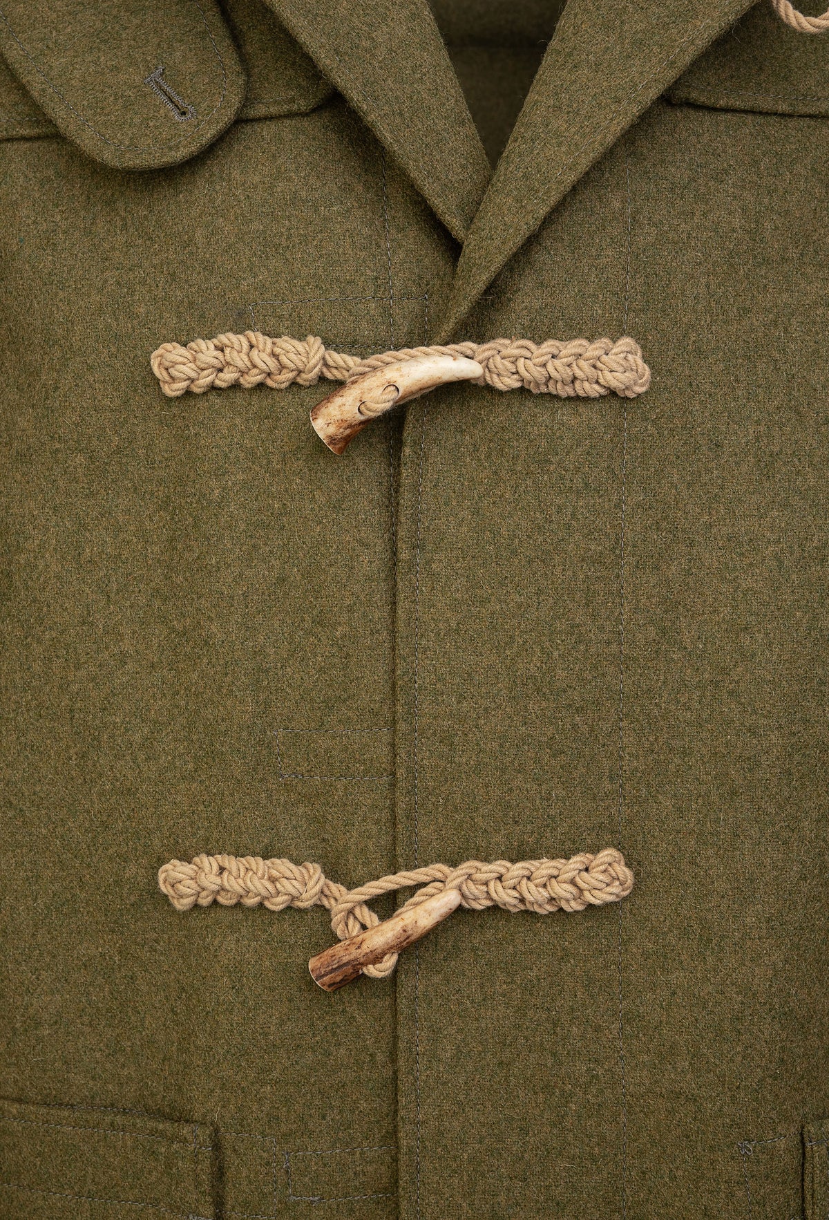 Dufflecoat, oliv
