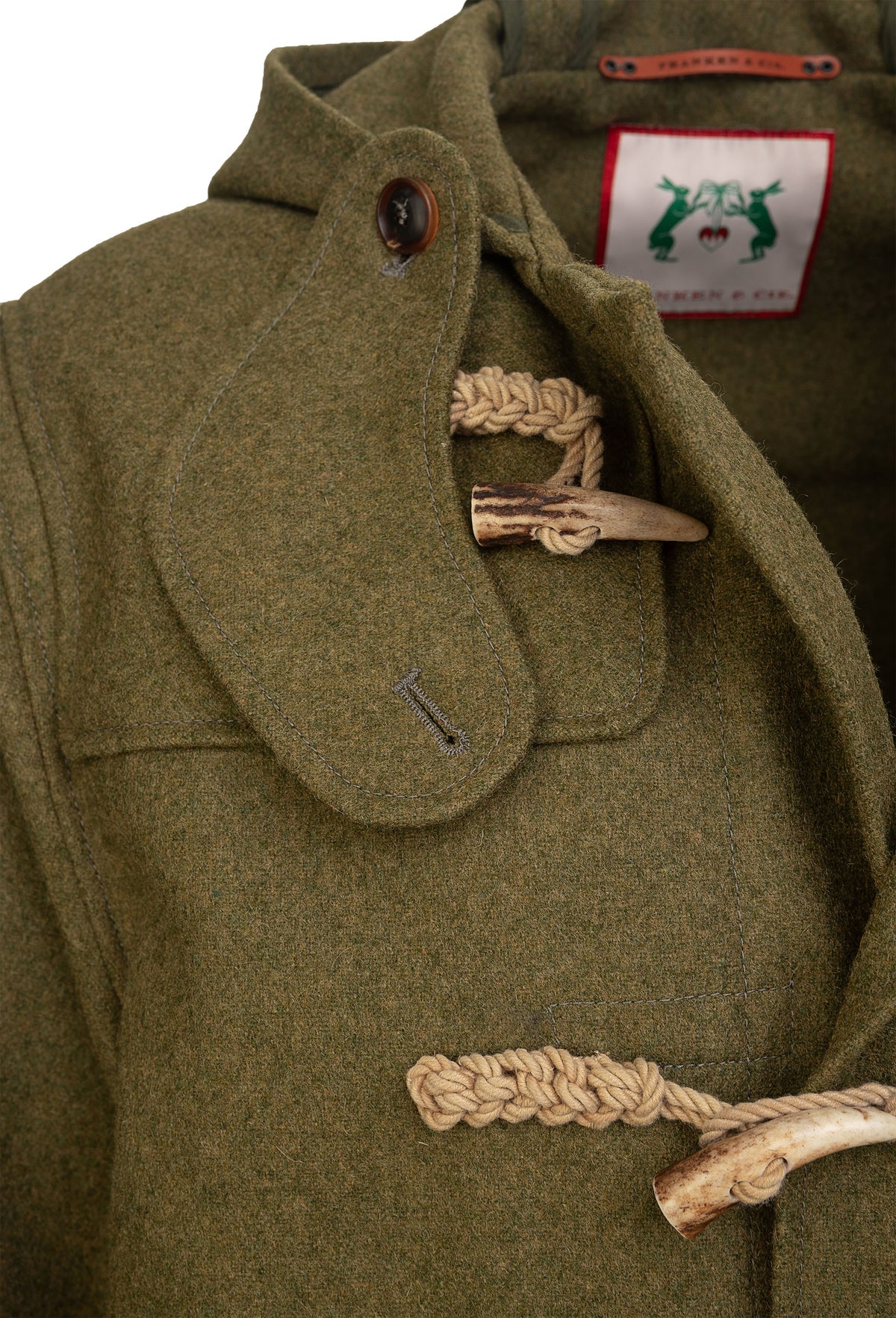 Dufflecoat, oliv