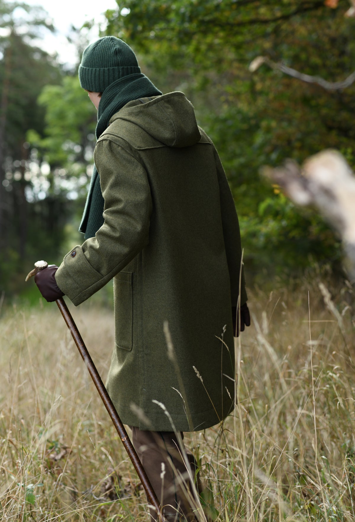 Dufflecoat, oliv