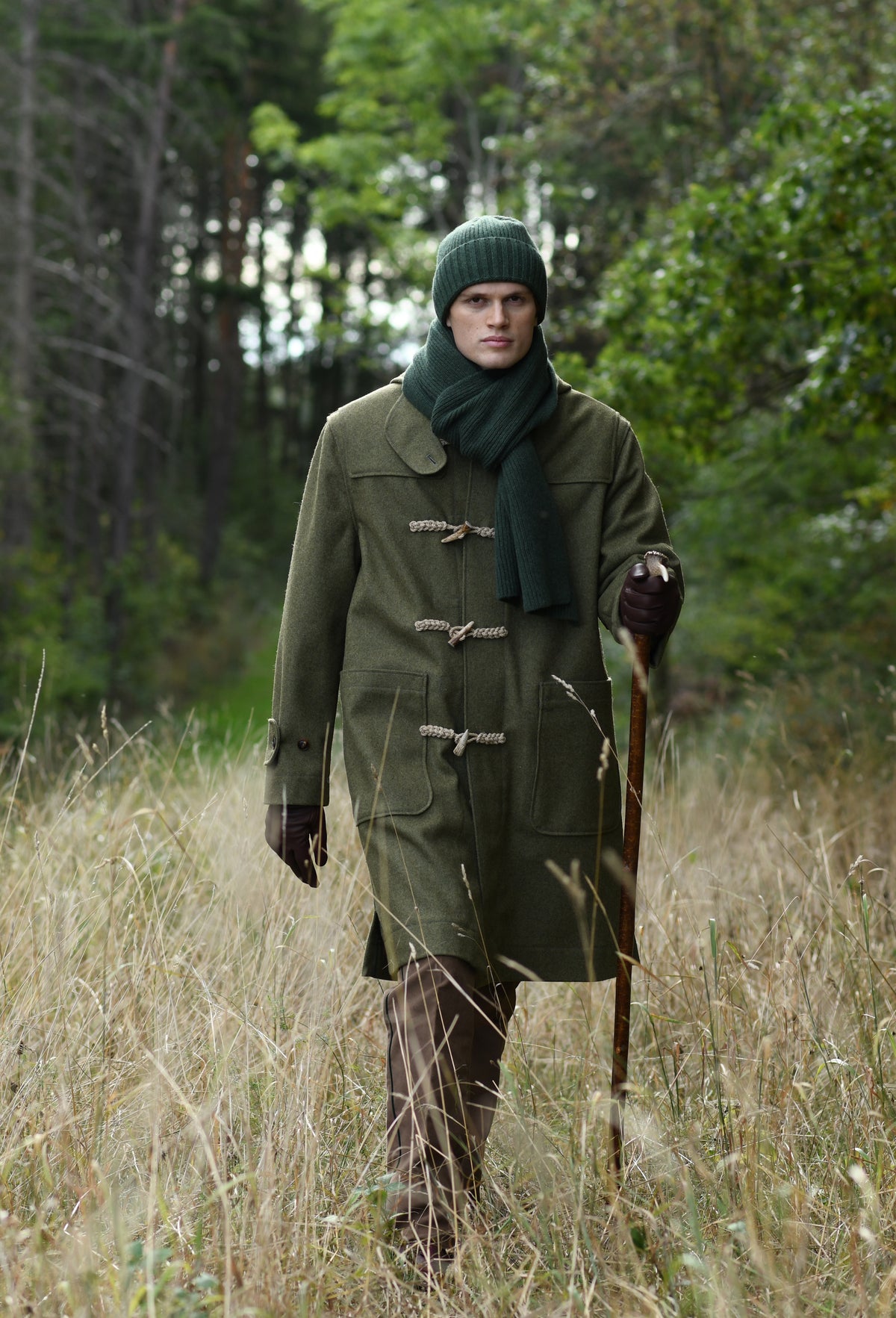 Dufflecoat, oliv