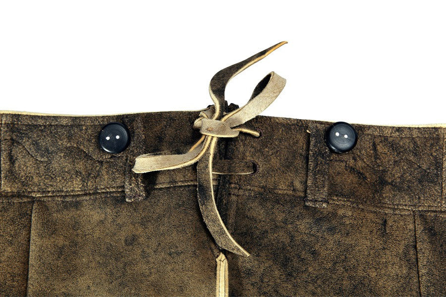 Lederhose Hirsch, sämisch