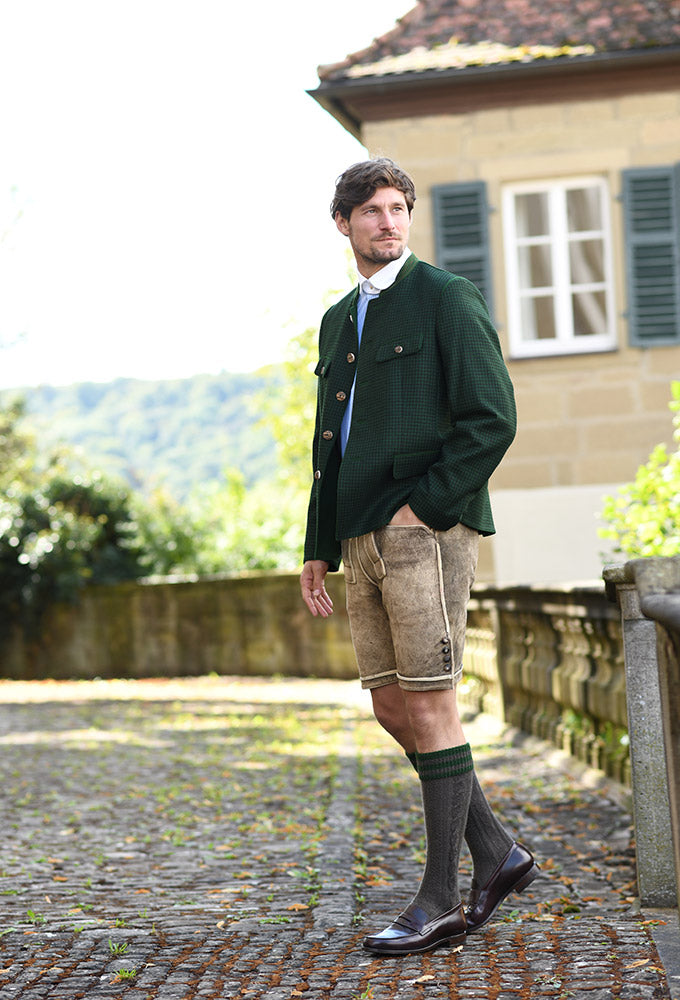Lederhose Hirsch, sämisch
