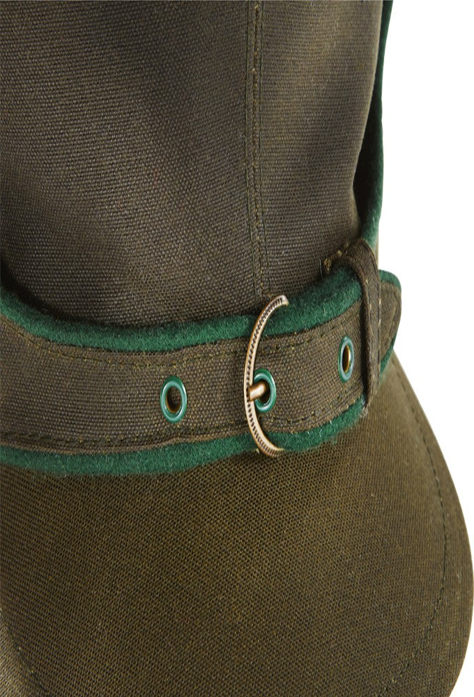 Baschlikmütze Waxcotton, grün