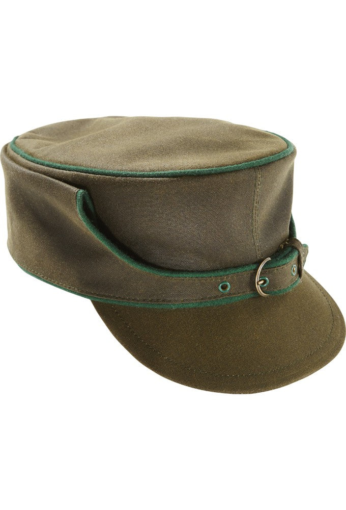 Baschlikmütze Waxcotton, grün