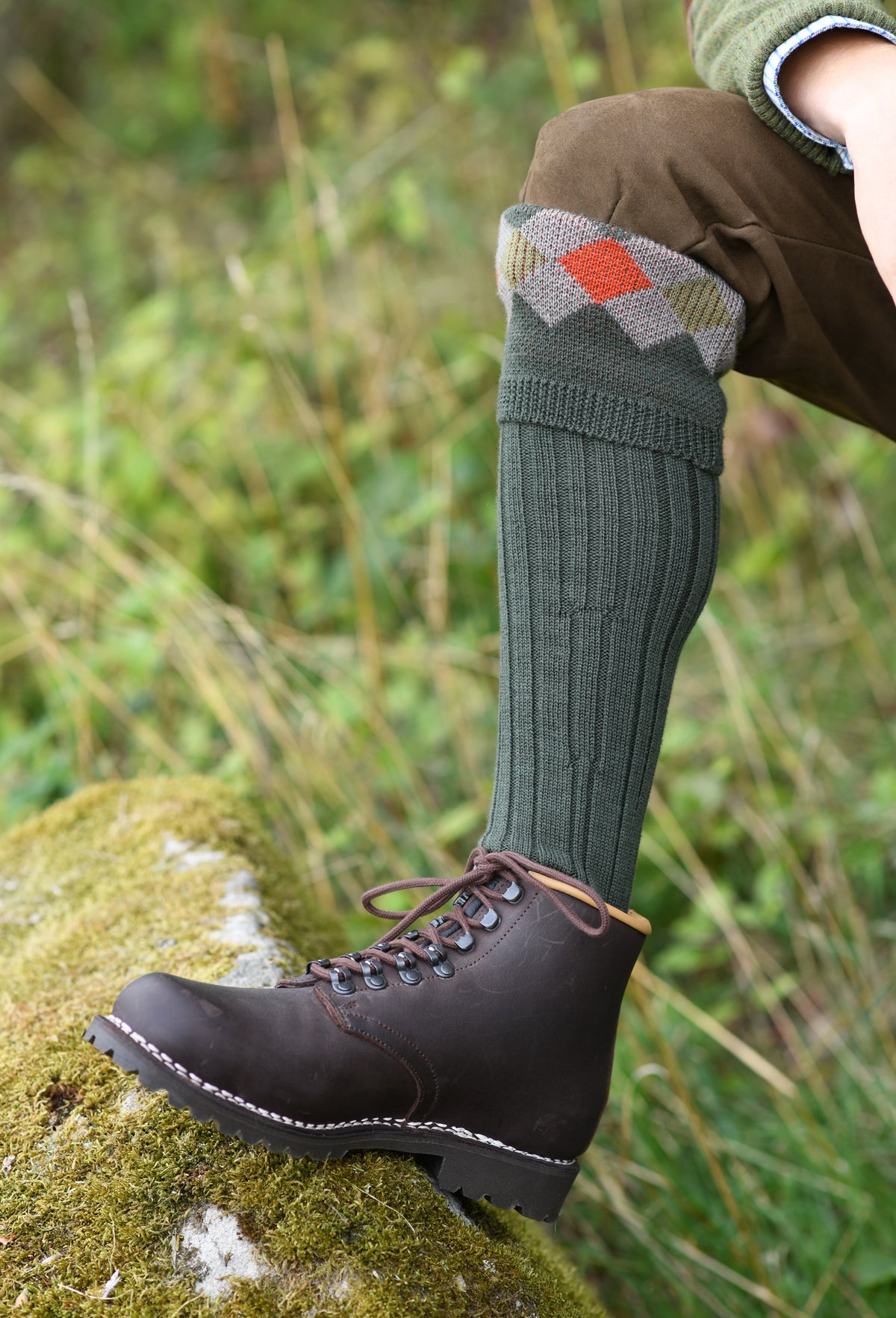 Forstschuh, braun