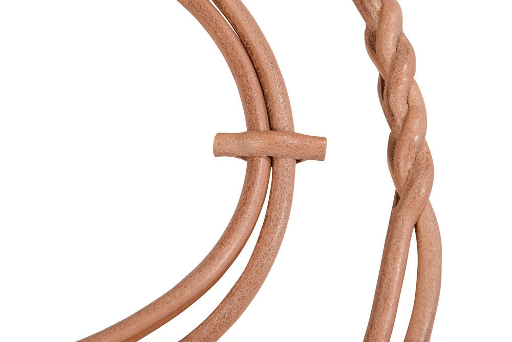 Umhängeleine Rindleder, rund